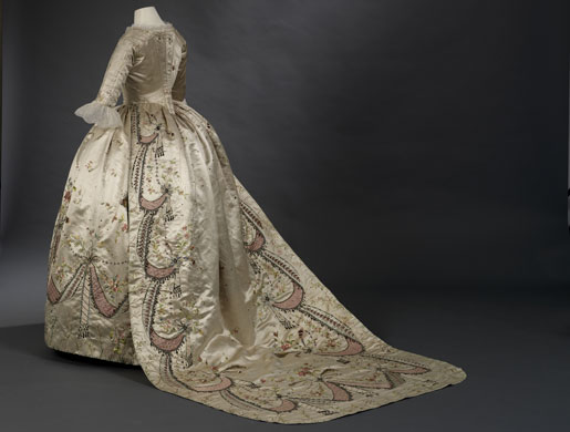 Royal Court Pomp: Court Dress in Europe, 1650-1800:  Robe parée: dress and skirt 1780-1790