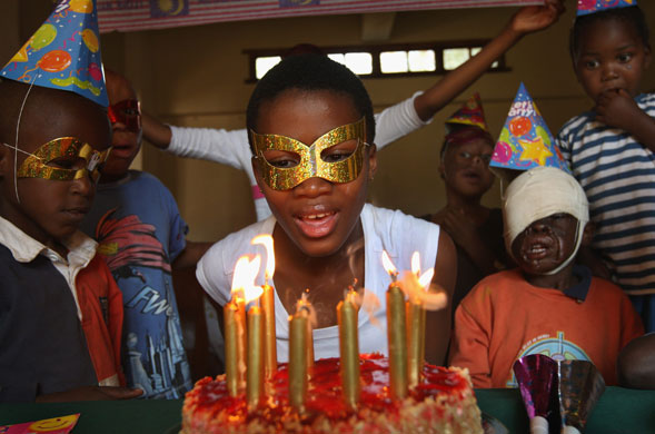 24 hours in pictures : Children Of Fire Centre  in South Africa