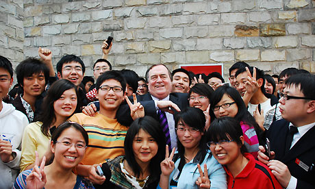 John Prescott, in China