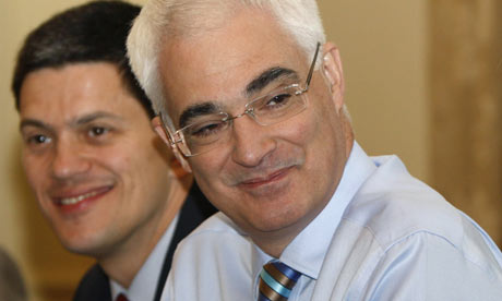 Chancellor Alistair Darling attends a cabinet meeting at 10 Downing Street