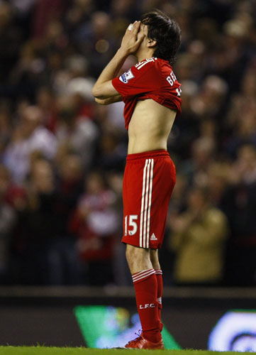 Liverpool v Arsenal: Benayoun reacts