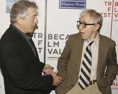 Whatever Works premiere: Robert De Niro and Woody Allen at the Whatever Works premiere