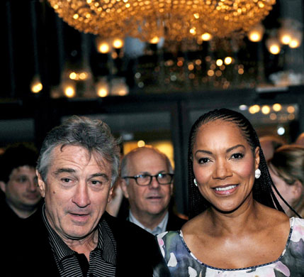 Whatever Works premiere: Robert De Niro and Grace Hightower at the Whatever Works premiere