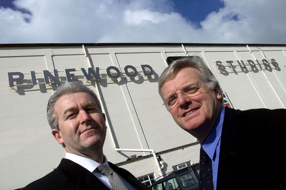 michael grade: Michael Grade and Ivan Dunleavy at  Pinewood  