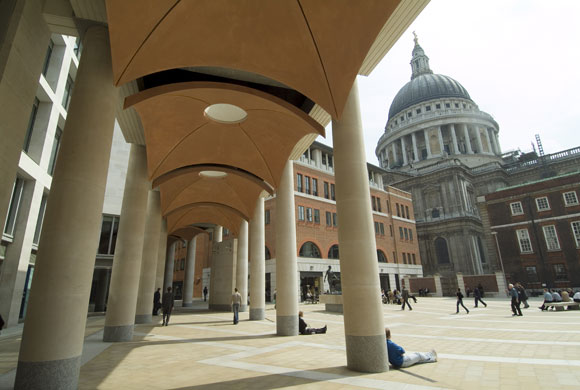 Prince Charles' Buildings: Paternoster Square in the City of London