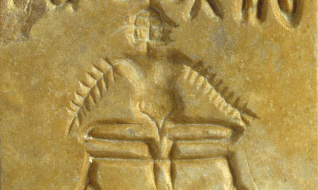 Indus script on a tablet