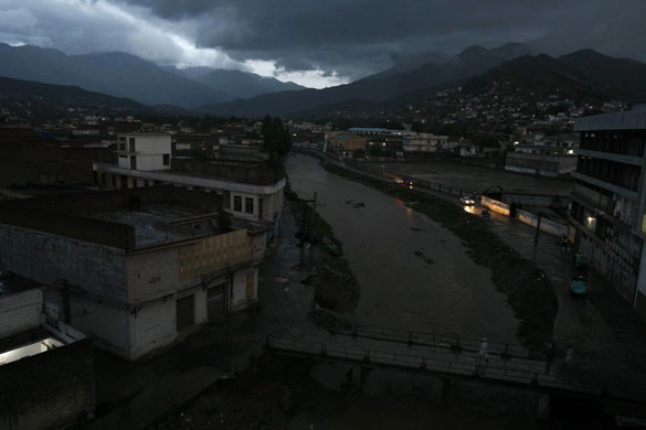 Swat valley : Mingora, the main town in Taliban occupied Swat, Paksitan