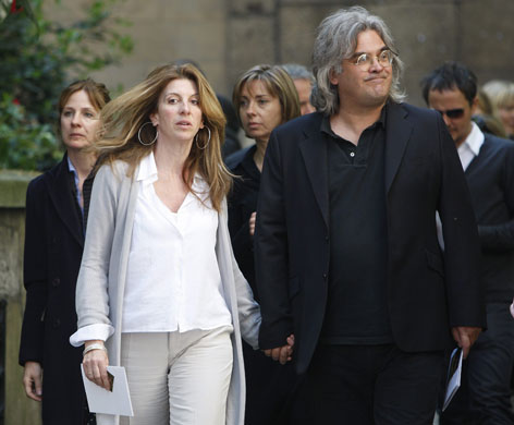 Clement Freud funeral: Film director Paul Greengrass  at funeral of Clement Freud 