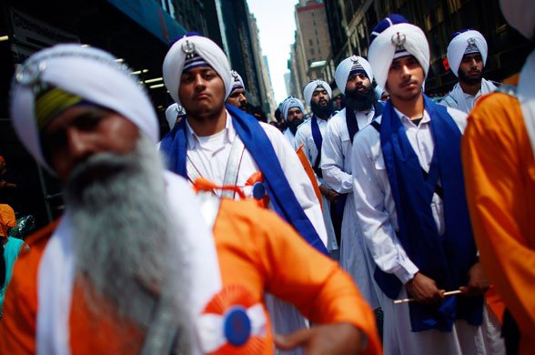 24 hours in pictures: Sikh Day Parade in New York 