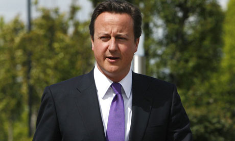 David Cameron arrives at the Conservative spring conference