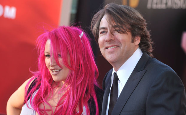Bafta TV awards 2009: Jonathan Ross and his wife Jane Goldman