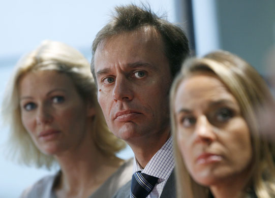 Sunday Times rich list: Ernesto Bertarelli with his wife Kirsty and sister Dona.