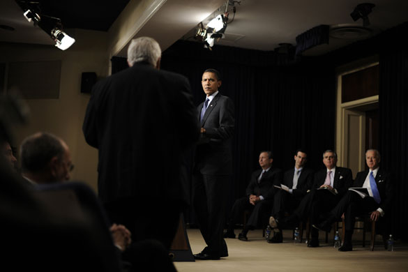 obama 100 days : barack obama at fiscal responsibility summit