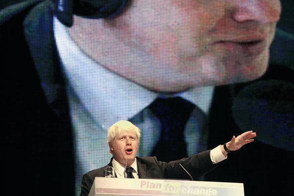 boris 1 year: Boris Johnson