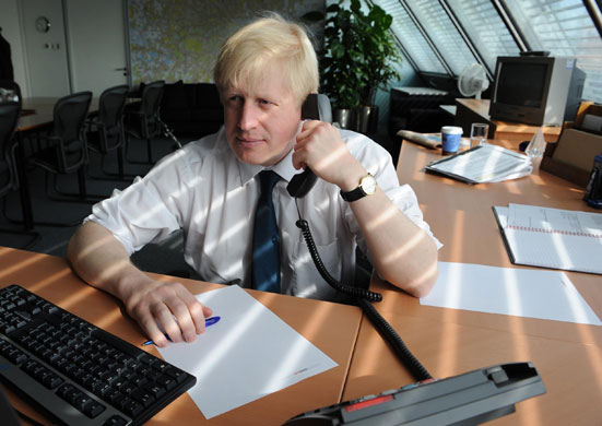 boris 1 year: Boris Johnson