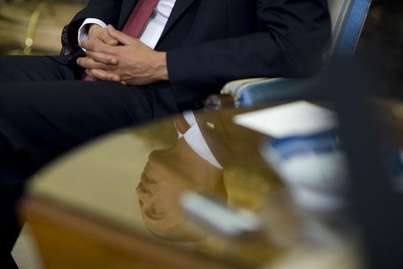 obama 100 days : president obama meets with king abdullah