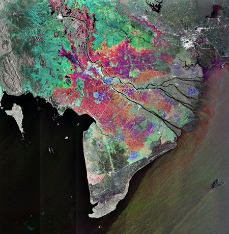 Satellite Eye: Vietnam's Mekong Delta