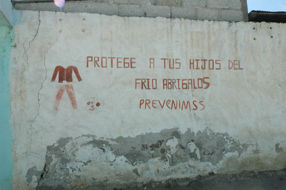 La Gloria village : La Gloria village where swine flu apparently originated