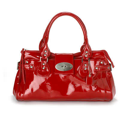 Fashion wishlist: bright : Red patent bag