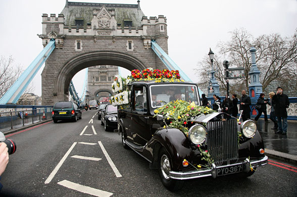 jade goody funeral image