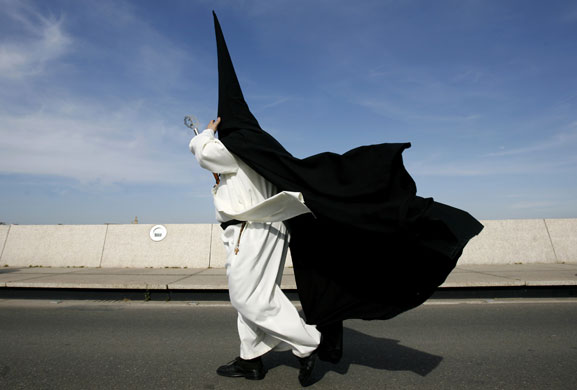 Penitents in Spain: A penitent of the 'Amor' brotherhood