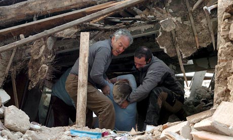 italy eqrthquake clean up