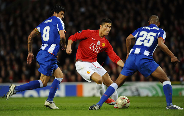 Manchester United v Porto: Ronaldo, Lucho and Fernando