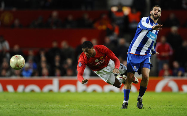 Manchester United v Porto: Evra and Lisandro