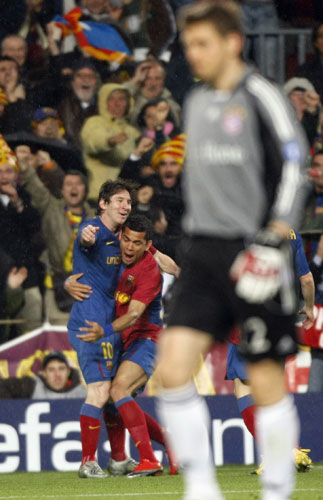 Barcelona v Bayern: Barcelona's Messi