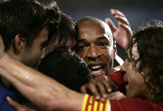 Barcelona: Barcelona's Thierry Henry