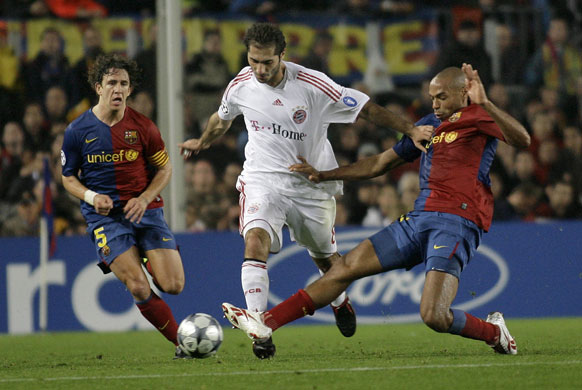 Barcelona: Hamit Altintop, Thierry henry, Carles Puyol