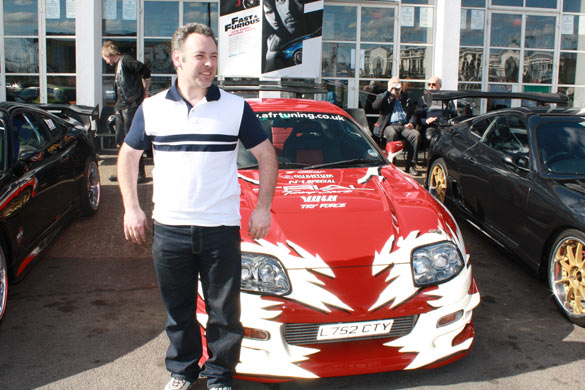 Matt Hosier, Ace Cafe, London, where drivers celebrated release of Fast & Furious on 8 April 2009. 