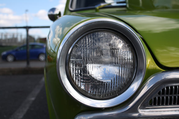 Ace Cafe, London, where drivers of modified cars celebrated release of Fast & Furious, 8 April 2009.