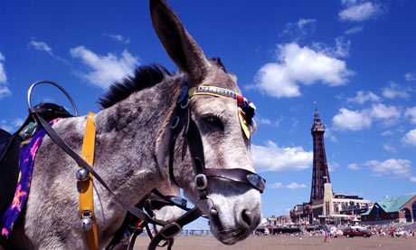 Blackpol beach and tower