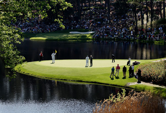 24 hours in pictures: Gary Player The Masters Preview Day 3
