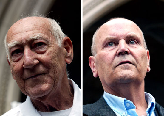 Miscarriages of justice: Reg Dudley (left) and Bob Marynard 
