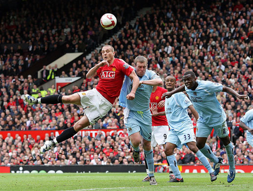 Man Utd v Man City: Nemanja Vidic