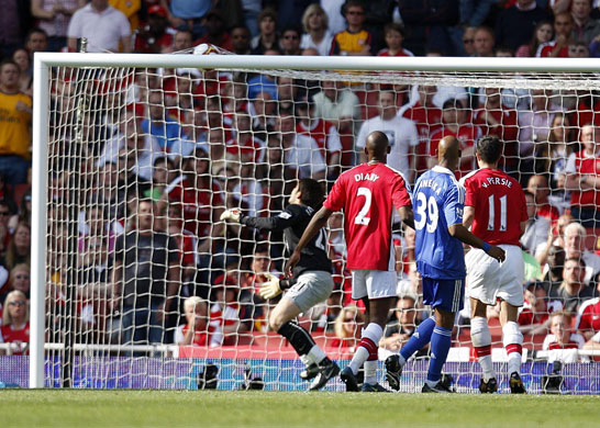 Arsenal v Chelsea: Alex goal