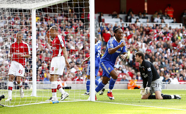 Arsenal v Chelsea: Arsenal own goal