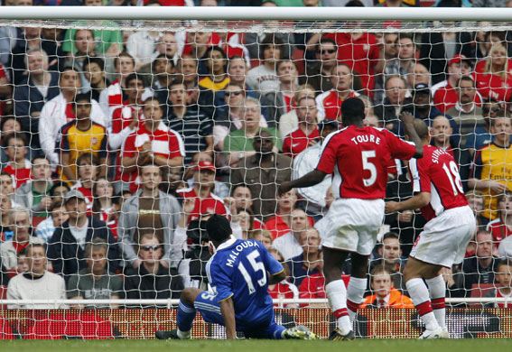 Arsenal v Chelsea: Florent Malouda