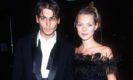 kate moss johnny depp. Johnny Depp and Kate Moss at