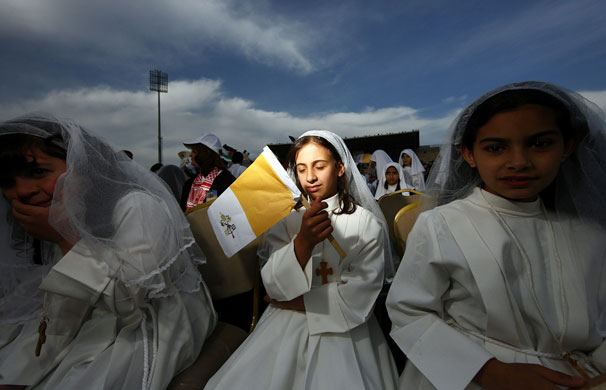 24 hours in pictures: Pope Benedict XVI Visits Jordan