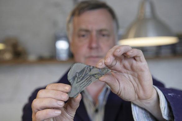 Holy Well Glass: Holy Well Glass invisible repair to a broken piece of glass