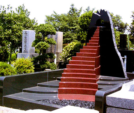 gravestone: 'ZENYUSEKI' - GRAVESTONE ASSOCIATION, GRAVESTONE DESIGN COMPETITION, JAPAN