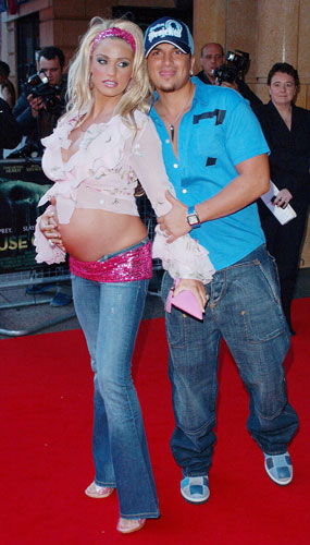 Katie and Peter: Katie Price and Peter Andre arrive at the UK Premiere of House of Wax 