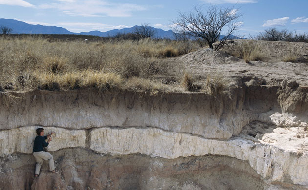 Climate change scientist : Global Warming: Jeff Pagati  at Murray Springs, Arizona