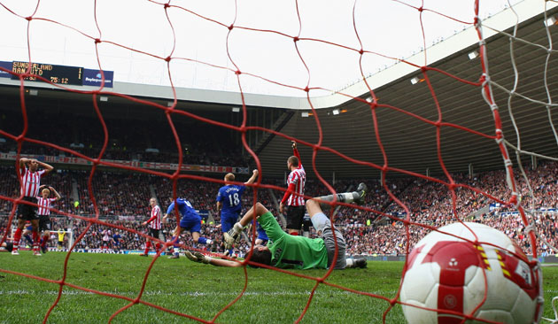2008/09 football season: Sunderland v Manchester United - Premier League