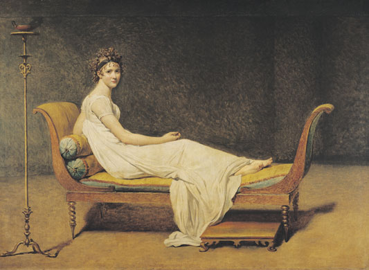 Madame Recamier: Portrait of Madame Recamier by Jacques-Louis David