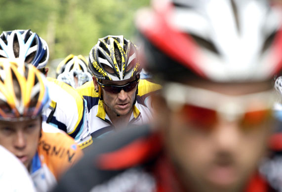 24sport: Astana rider Lance Armstrong