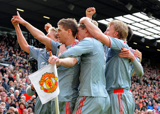 Steven Gerrard: Manchester United v Liverpool - Old Trafford